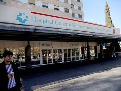 Fachada del Hospital General Universitario Gregorio Marañón, donde se produjo el contagio de hepatitis C.