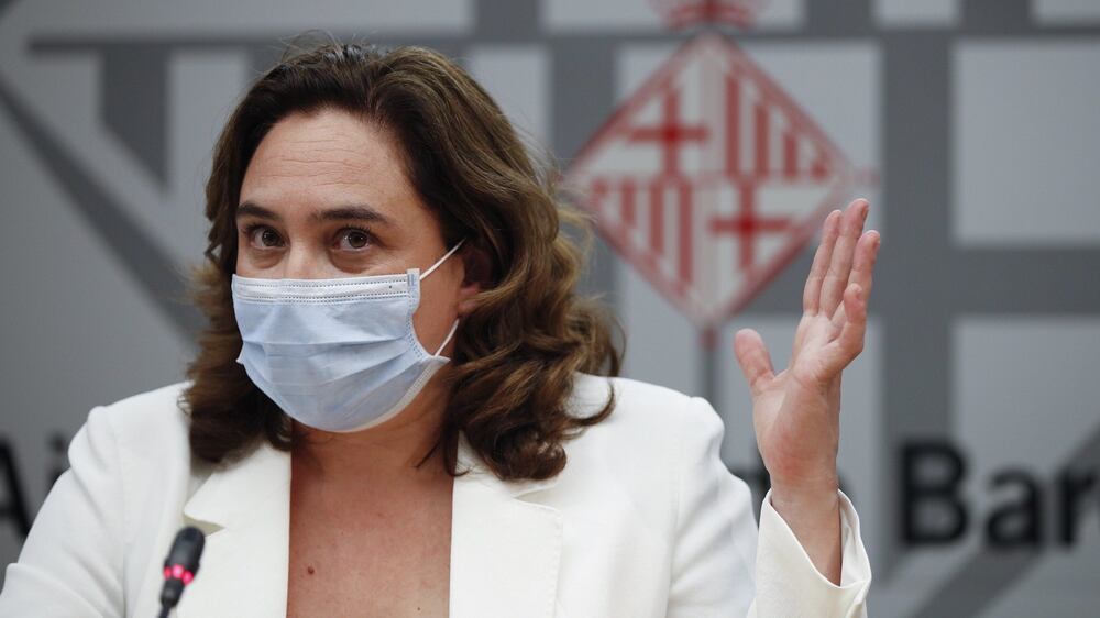 La alcaldesa de Barcelona Ada Colau.