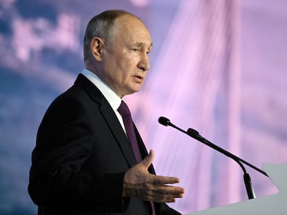 Putin, durante el Foro Económico Oriental, este martes en Vladivostok.