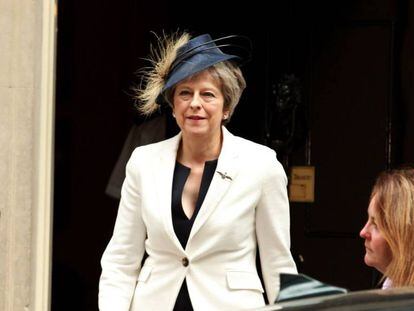 Theresa May, el martes en Londres.