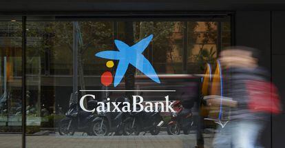 Una ofiicina de CaixaBank