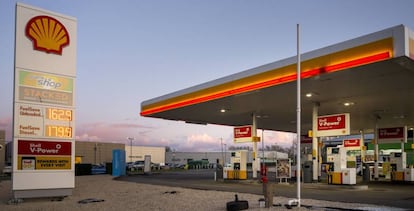 Gasolinera de Shell en Cardiff (Gales).
