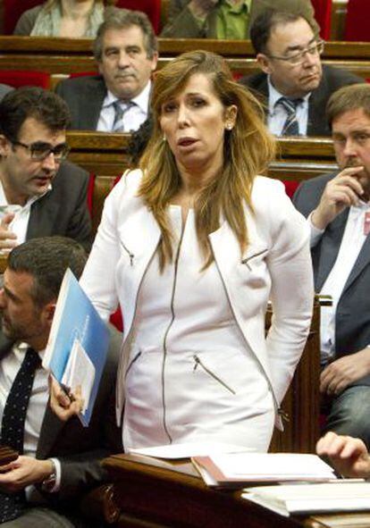 Alicia Sánchez-Camacho en el Parlament, en una imagen de archivo.