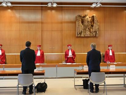 Sesión del Tribunal Constitucional alemán.