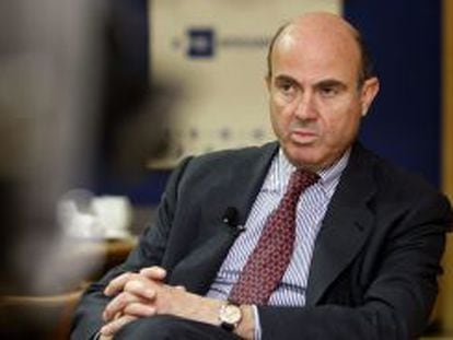 El ministro de Econom&iacute;a y Competitividad, Luis de Guindos.