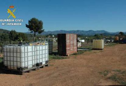 Material incautado a los ladrones de oleoductos.