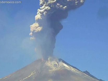 El volcán mexicano ha vuelto a entrar en actividad.