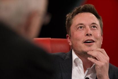 Elon Musk durante su intervención en Codecon.