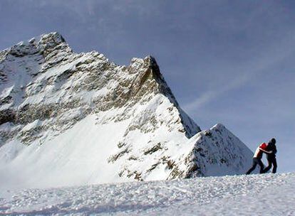 Mirador de Jungfraujoch, la estación de tren más alta de Europa, en Suiza