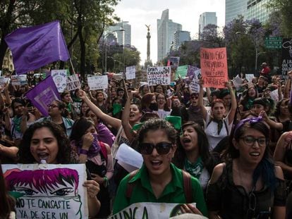 Marcha del 8 de marzo en Ciudad de México 
