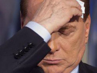 Imagen de archivo datada el 20 de febrero del 2013 del ex primer ministro italiano Silvio Berlusconi, en Roma, Italia.
