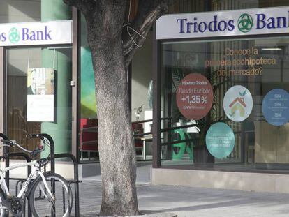 Una oficina de Triodos Bank en Madrid