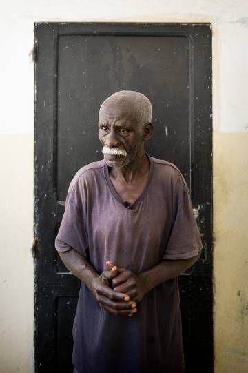 Djibril Dia, vecino de Ndioloffène (Saint Louis, Senegal), desde hace 63 años.