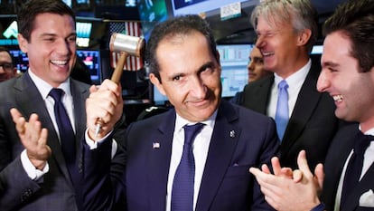 El empresario Patrick Drahi, en una imagen de junio de 2017 en la Bolsa de Nueva York.