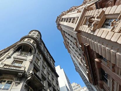 Edificio de la antigua corte del estado de Sao Paulo. Brasil.