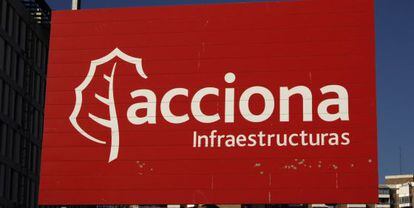 Logotipo de la empresa Acciona. 