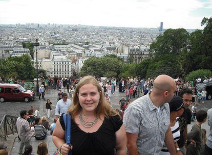 Rosalía Bayón González, en París.