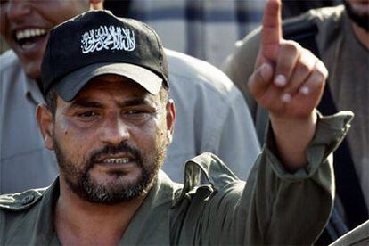 Jamal Abu Samhadana, líder de <i>Resistencia Popular</i> y comisario general del Ministerio de Interior de Hamás.