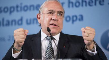 El secretario general de la OCDE, Ángel Gurría.