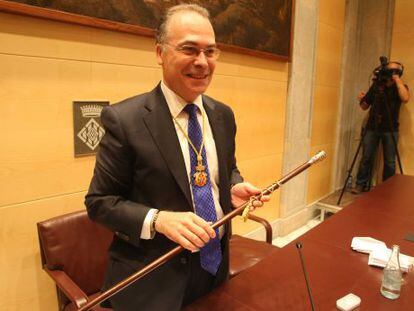 Jaume Torramad&eacute;, presidente de la Diputaci&oacute;n de Girona y alcalde de Salt. 