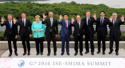 Foto de familia del G7