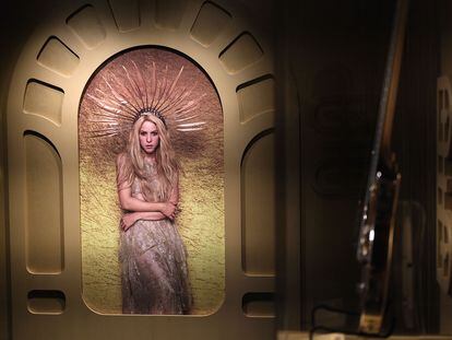 Una imagen de Shakira durante la gira mundial de promoción de su álbum 'El dorado'.