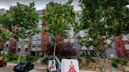 Número 5 de la calle de San Cugat del Vallés, en Madrid.
