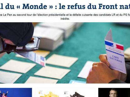 Editorial de 'Le Monde'.