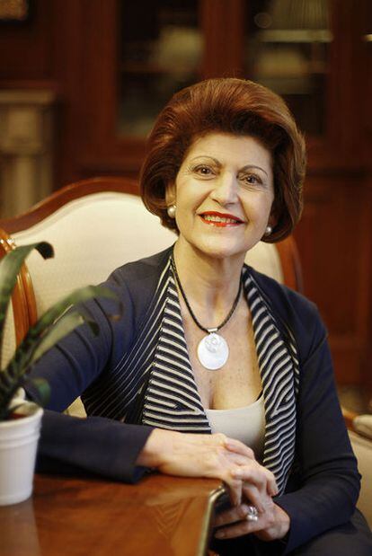 La comisaria europea de Educación, Androulla Vassiliou.