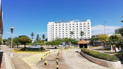 Hotel cerrado en Isla Margarita, en Venezuela.