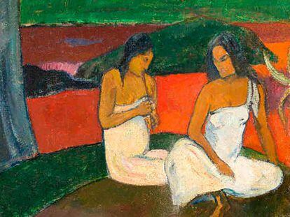 Cuadro ‘Mata Mua’ de Paul Gauguin.