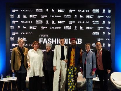 Los participantes de la primera charla de Caleido Fashion Lab.