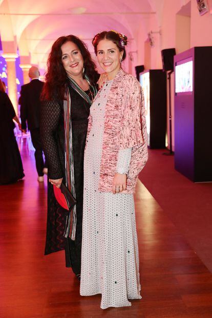 Angela Missoni y Margherita Missoni en una fiesta en Italia el pasado mes de mayo.
