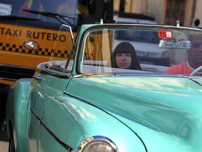 Una turista en La Hanaba (Cuba) el 14 de marzo de 2016. 