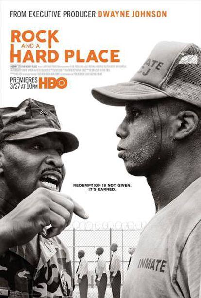 Cartel del documental de la HBO 'Rock and a Hard Place'.