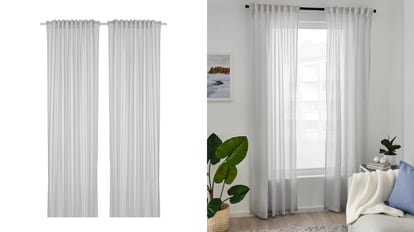 Estas cortinas filtran la luz y limitan que nos puedan ver desde fuera.