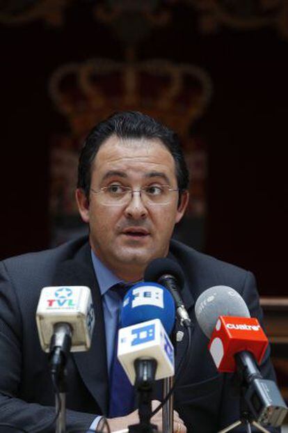 El alcalde de Leganés, Jesús Gómez Ruiz.