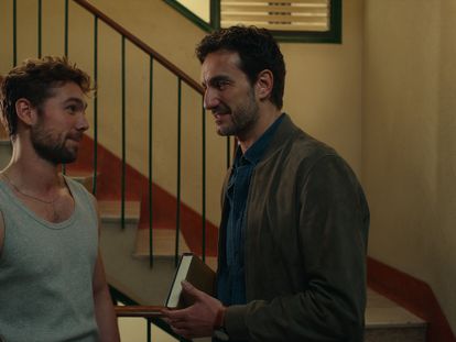 Carlos Cuevas i Miki Esparbé, protagonistes de la sèrie 'Smiley'.