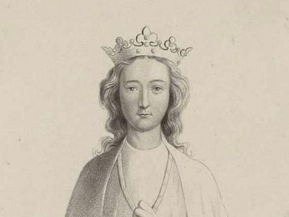 Leonor de Castilla. Del archivo de la Real Academia de Historia.