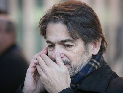 Oriol Pujol, tras declarar por el 'caso ITV'.