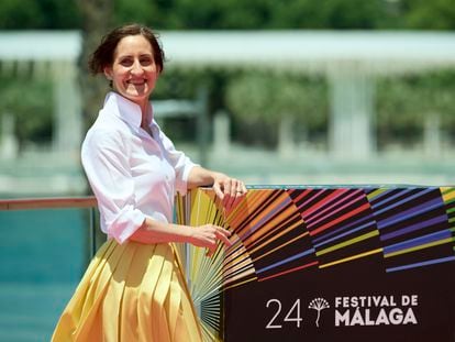 La actriz Laura López-Lacueva, en el Festival de Málaga de 2022.