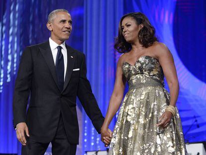 Barack y Michelle Obama en Washington en septiembre de 2016, cuando todavía ocupaban la Casa Blanca.