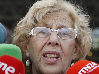 La alcaldesa de Madrid, Manuela Carmena.