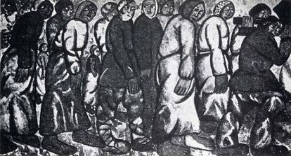 'Funeral de campesinos', de Kazímir Malévich
