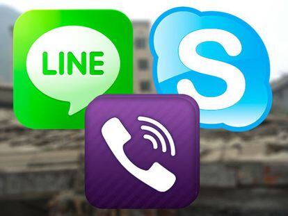 Line, Skype y Viber se vuelcan con la tragedia de Nepal y ofrecen llamadas internacionales gratis