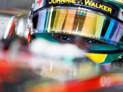Lewis Hamilton, durante el Gran Premio de Australia.