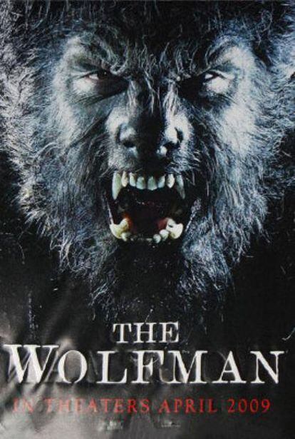 Cartel de El hombre lobo (2009)
