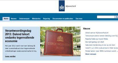 Imagen del sitio web del Gobierno holand&eacute;s.