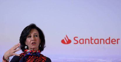 Ana Botín, presidenta de Santander, en una imagen de archivo.