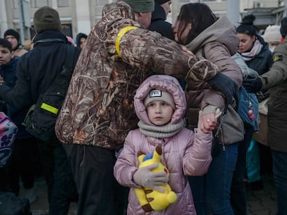 Evacuación de habitantes de la localidad de Odesa.